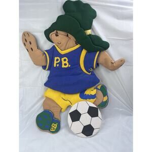 Vtg Paddington Bear Plush Wall Hanging Decoration Infantino Eden Toys Inc 1990